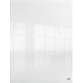 Nobo Draagbaar, Droog Uitwisbaar Mini Whiteboard voor Bureau of aan de Muur - 600 x 450 Millimeter - Inclusief Whiteboard Marker En Montage Pads - Transparant Acryl