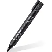 Staedtler 10x Viltstift Rond zwart 2mm