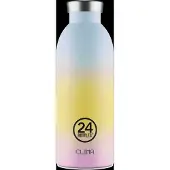 24Bottles Drinkfles 'Van Orton' lichtblauw / lichtgeel / lichtlila
