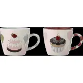 Bloomingville Darby Mok Pak Van 2 - Kindermokken Steengoed Red - 82062713