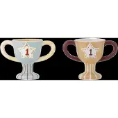 Bloomingville Trophy eierdop 2-delig Blauw