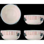 Bloomingville Carry schalen roze set van 4 stuks