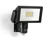 Steinel Sensor-LED-buitenspot LS 300 S, zwart, IP44 S, zwart, Aluminium, Modern, LED buitenlamp