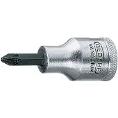 Gedore IKS 19 PZD 2 6156680 Kruiskop Pozidriv Schroevendraaierdop 12.5 mm 1/2 PZ 2 1/2 (12,5 mm)