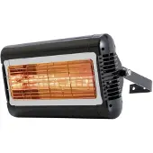 Tansun Sorrento IP - Infraroodverwarmer - IP55 - Geschikt voor binnen- en buitengebruik - Wandmontage - Zwart - 2000 W