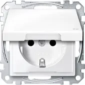 Merten MEG2414-0319 Wandcontactdoos System M Polar-wit 1 stuk(s)