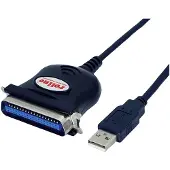 Roline USB converter kabel USB naar IEEE 1284, zwart, 1,8 m