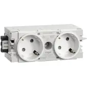 Hager Tehalit Stopcontact voor Accessoires voor elektroplintsysteem Wit 1 stuk(s)
