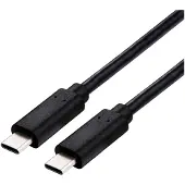 Roline USB4 Gen3x2 Kabel, C-C, M/M, 40Gbit/s, 240W , zwart, 0,8 m