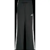 Adidas Sportbroek 'ESSENTIALS 3-STRIPES OPEN HEM FLEECE' zwart / wit