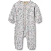 Wheat Rompertje/body 'Felizia' opaal / sering / pastelroze / wit