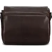 JOST Bags London Messenger Leder 34 cm Laptopvak bruin