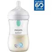 Philips AVENT Natural Response babyfles 260 ml – Flow 3 - Olifant-1 fles - SCY673/81