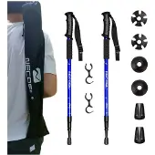 INF Opvouwbare wandelstokken - 2-pack Blue
