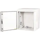 Roline 19-inch wandbehuizing Pro 12 U, 600x600 BxT IP55 buiten grijs