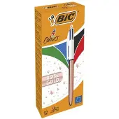 BIC 4 Colours Pen 12 Units Veelkleurig Kinderen