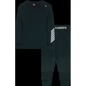 Helly Hansen - Kinder thermokleding - K Lifa Merino Set Navy voor Unisex van Wol - Kindermaat 6 jaar - Marine blauw