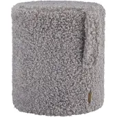 Blomus Teddy poef Sharkskin, Ø35x40 cm