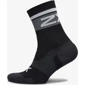 2XU Vectr Ultralight Crew Half Socks Zwart EU 46 1/2-48 1/2 Man