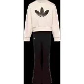Adidas Joggingpak 'BOXY CREW' bruin / donkerbruin / zwart / natuurwit