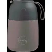 Aya & Ida AYA&IDA - Thermosfles - voedselcontainer - RVS - warmhoud - Foodie - 700ml - DRIFTWOOD