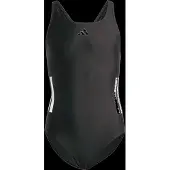 Adidas Sportieve badmode '3-Stripes C-Back Swimsuit' zwart / offwhite