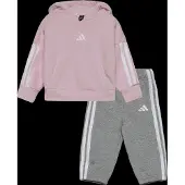 Adidas Trainingspak 'Essentials' grijs gemêleerd / rosa
