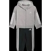 Adidas Trainingspak 'ESSENTIALS' grijs gemêleerd / zwart / wit