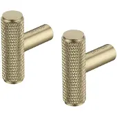 Blomus Wandhaakje Rof Elongated Brass (Set van 2)