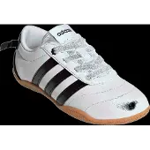 Adidas Sportswear GRAND COURT imitatieleren sneakers - wit/zwart Jongens/Meisjes Imitatieleer - maat 33