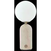 Globen Lighting Torrano draagbare tafellamp Beige travertijn