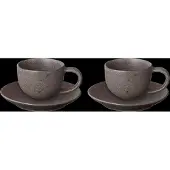 Blomus Kumi espressokopje met schotel 6 cl 2-pack Espresso