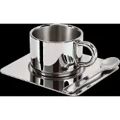 Nichba-Design Steel Cup Trio Koffiekop - Koffiekopjes Roestvrijstaal Roestvrij staal - 900201