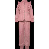 En fant Thermokleidung - Alt Rose m. Rüschen/Glitter - - 4 Jahre (104) - Thermokleidung