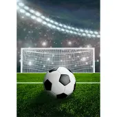 Fodbold Deken ' Fußball ' gemengde kleuren