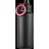 Dorre Flory waterfles dubbelwandig mobielmagnet 0,9 L Zwart-paars