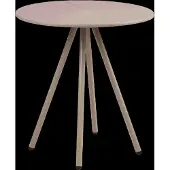 Ebuy24 Berta salontafel Ø70cm taupe.