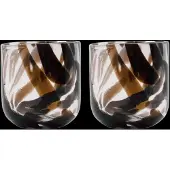 House Doctor Home Kaarshouder Pak Van 2 Donkerbruin - Kaarshouders Glas Dark Brown - 261607702