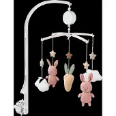 Jabadabado Bunny Musical Mobile Roze