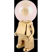Leitmotiv Tafellamp Ross LED Ceramic Gold Plated