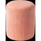 J-Line tabouret lichtroze - stof/mdf - 37 cm - 44 cm