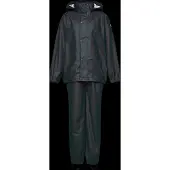 Color Kids Regenkleidung m. Träger - PU - Ebony - - 2 Jahre (92) - Regenkleidung