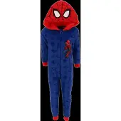 Spider-man Spiderman Onesie - Maat 122/128 - Polyester - Pyjama - Blauw