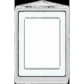 MOEBE lijst A4 22,6x31,3 cm Brushed aluminium