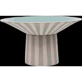 OYOY Toppu centerpiece hoog Ø30x17 cm Clay-Ice blue