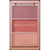 Revolution Blush Icon Pallet Blush palette 3 g Aura Points Rose
