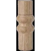 Broste Copenhagen Edgar zout- en pepermolen 20 cm Geoliede eikenhout-Natural