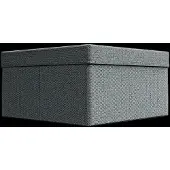 Rug Solid organizer 30x15x30 cm Grey