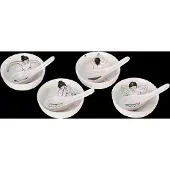 Pols Potten Kom Undressed Ø11,5 cm (Set van 4)