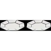 Serax Carte Blanche Dessertbord - Set van 2